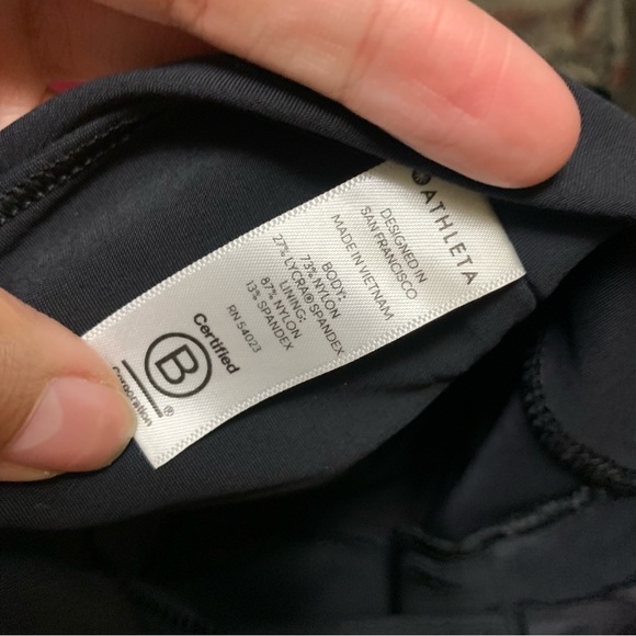 Athleta Stellar Crop Pant Leggings in Black Size Small - Picture 4 of 8